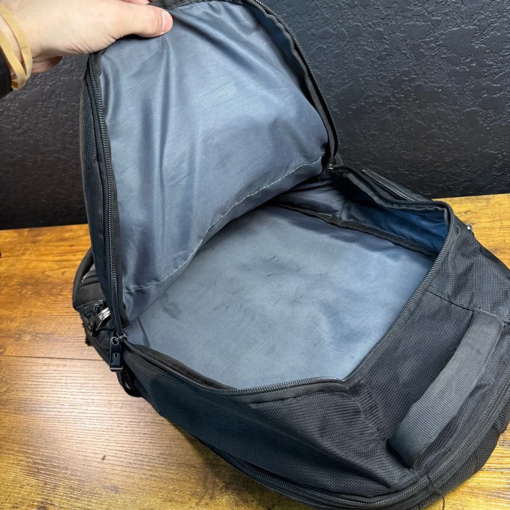 Basecamp Rackspace Black Ballistic Nylon Laptop Backpack Tech Bag Large